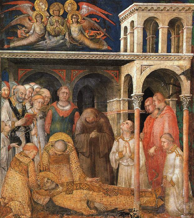 Simone Martini The Death of St.Martin